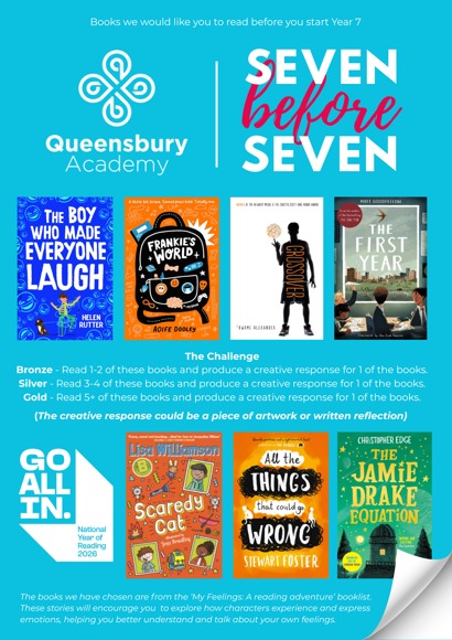 Year 7 Reading Challenge V2